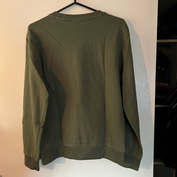 Dark green crewneck sweatshirt. - Picture 5 of 7